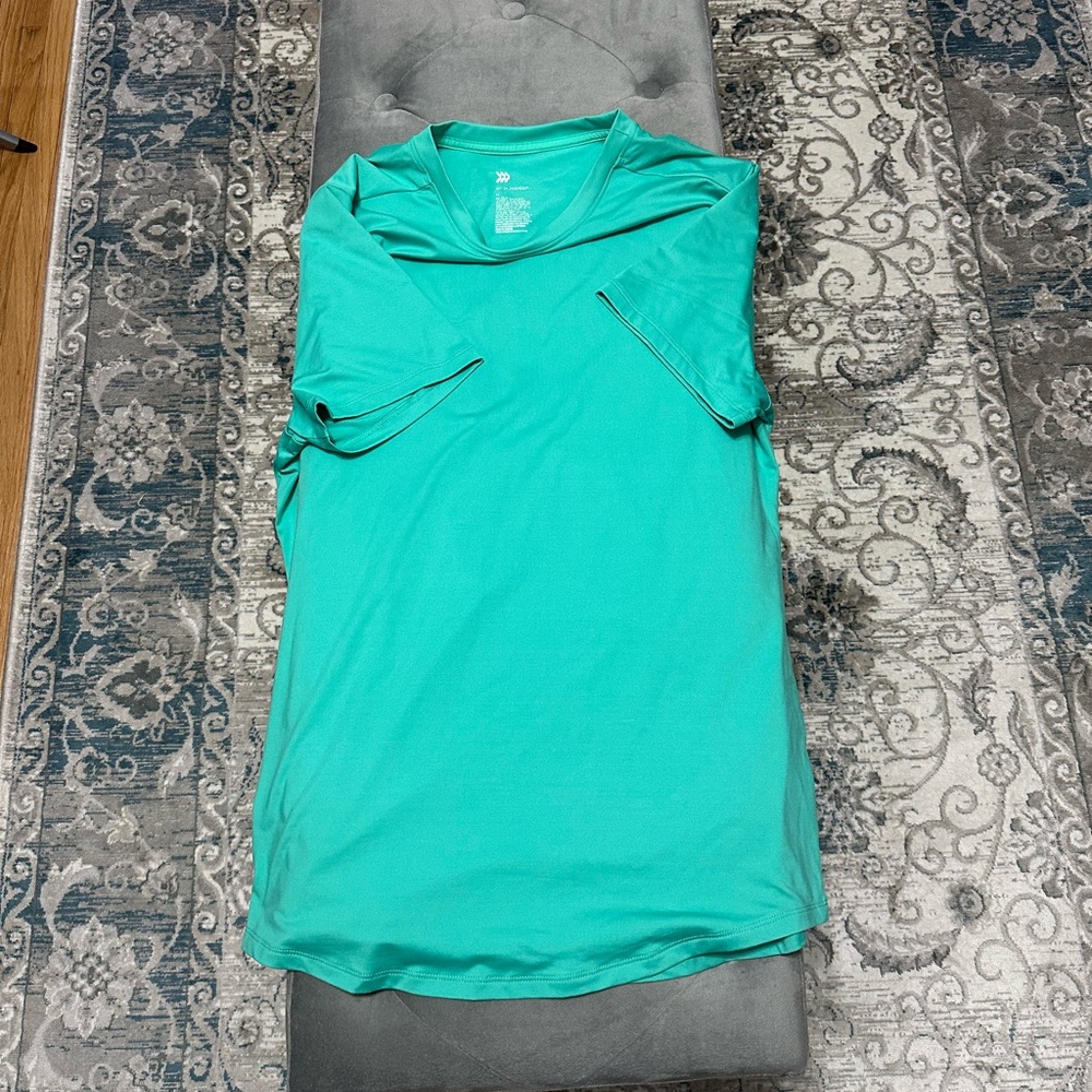 Target All in Motion Teal Green Activewear Top Medium